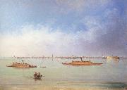 John Gadsby Chapman Charleston Bay and City France oil painting artist